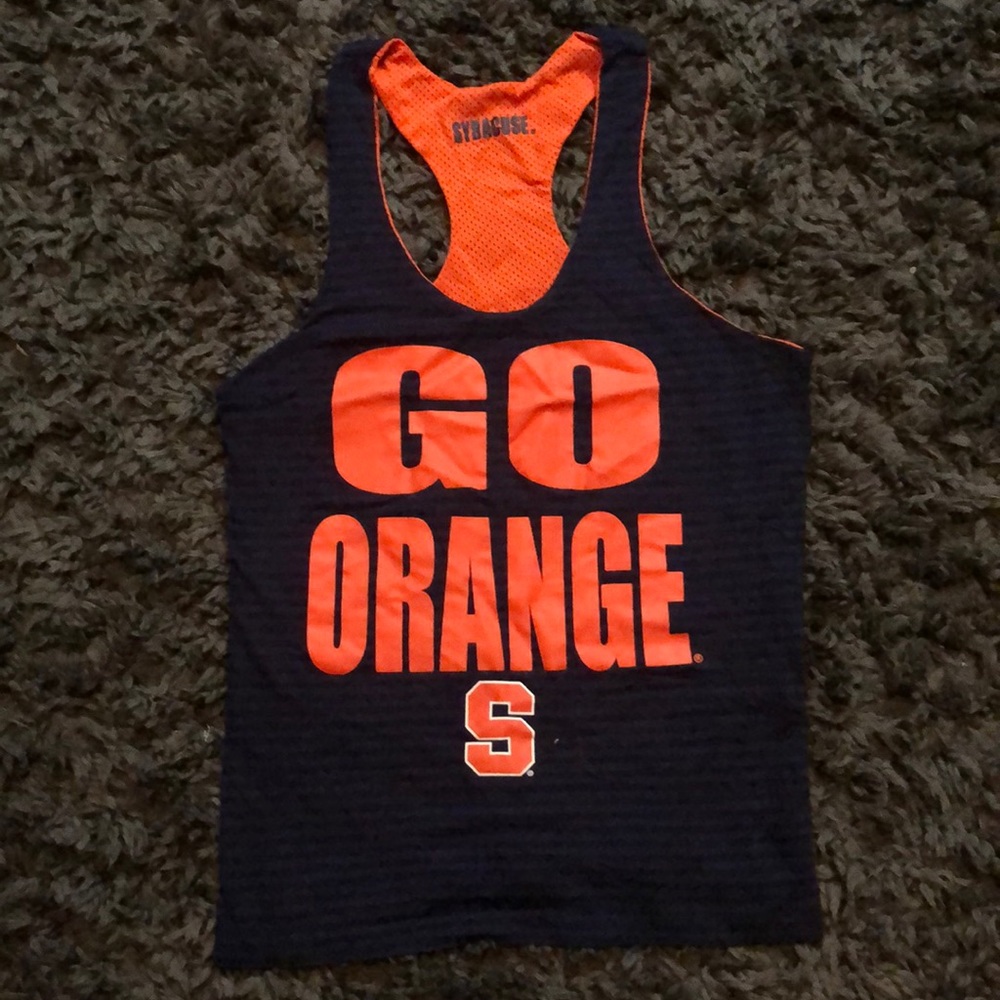 Reversible Syracuse Orange pinney